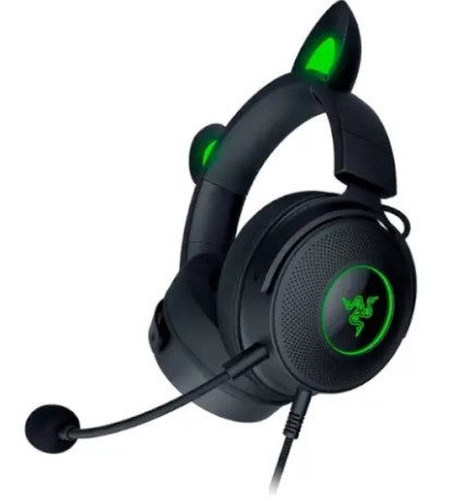 אוזניות גיימינג חוטיות Razer Kraken Kitty V2 Pro