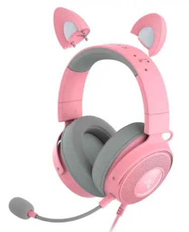 אוזניות גיימינג חוטיות Razer Kraken Kitty V2 Pro