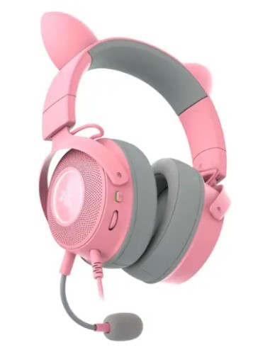 אוזניות גיימינג חוטיות Razer Kraken Kitty V2 Pro