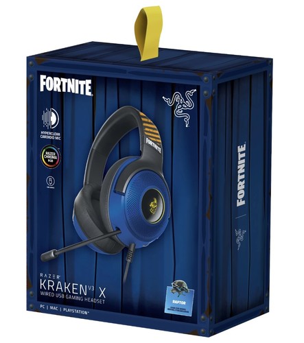 אוזניות גיימינג חוטיות Razer RAZER Kraken V3 X Fortnite Edition