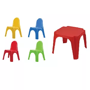 שולחן + 4 כיסאות לילדים starplast
