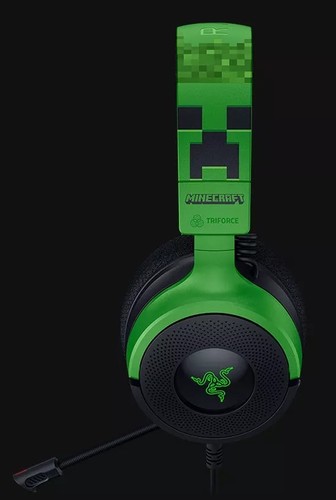 אוזניות גיימינג חוטיות Razer Kraken V4 X Minecraft Edition