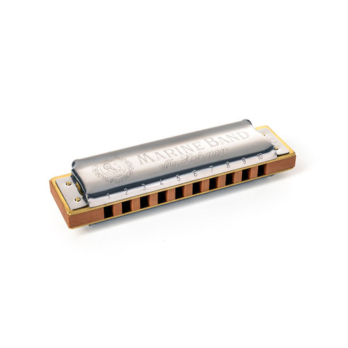 מפוחית דיאטונית מז'ורית – Hohner Marine Band 1896 in C