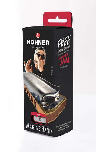 מפוחית דיאטונית מז'ורית – Hohner Marine Band 1896 in C