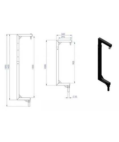 מתקן תלייה למערכת FENIX LINE ARRAY