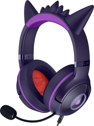 אוזניות גיימינג חוטיות Razer Kraken Kitty V2 Pokemon Gengar