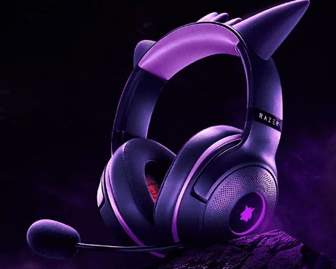 אוזניות גיימינג חוטיות Razer Kraken Kitty V2 Pokemon Gengar