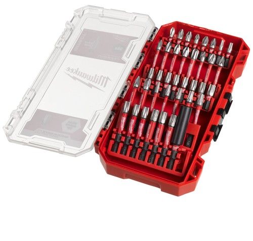 סט 38 ביטים SHOCKWAVE במארז Milwaukee 