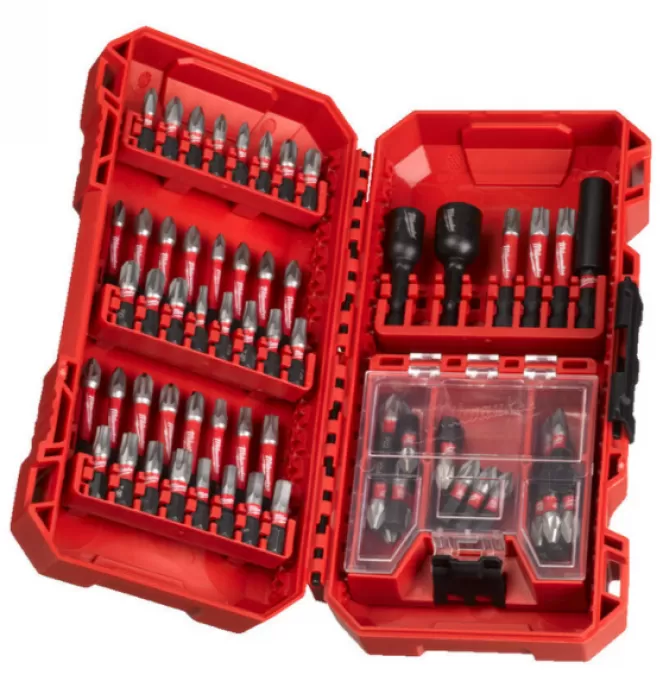 סט ביטים 70 חלקים מיקצועי לאימפקט SHOCKWAVE IMPACT - תואם Milwaukee