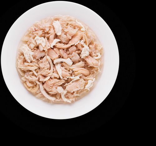 גרנדורף מעדן חזה עוף ובס ים לחתולים בוגרים  GRANDORF