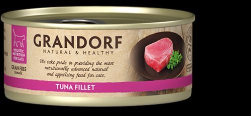 גרנדורף מעדן פילה טונה לחתולים בוגרים  GRANDORF