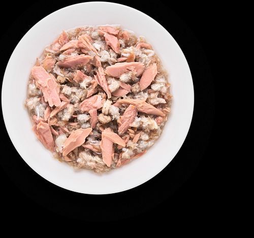 גרנדורף מעדן פילה טונה וסלמון לחתולים בוגרים  GRANDORF