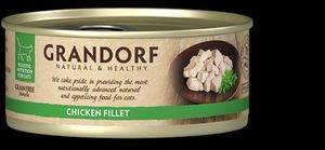 גרנדורף מעדן חזה עוף לחתולים בוגרים  GRANDORF