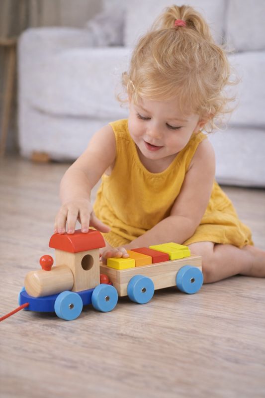 רכבת עץ מרסיי צעצועי עץ 55830