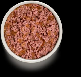 גרנדורף שימורי בקר והודו 400 גרם לכלבים בוגרים  GRANDORF