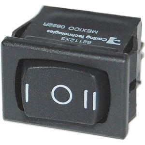 מפסק חד-קוטבי 12V-10A, 24V/220V-8A ON-OFF-ON ללוח blue sea