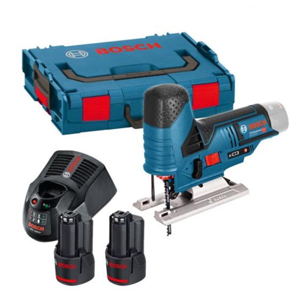 מסור אנכי נטען 12V + זוג סוללות 2AH GST 12V-70