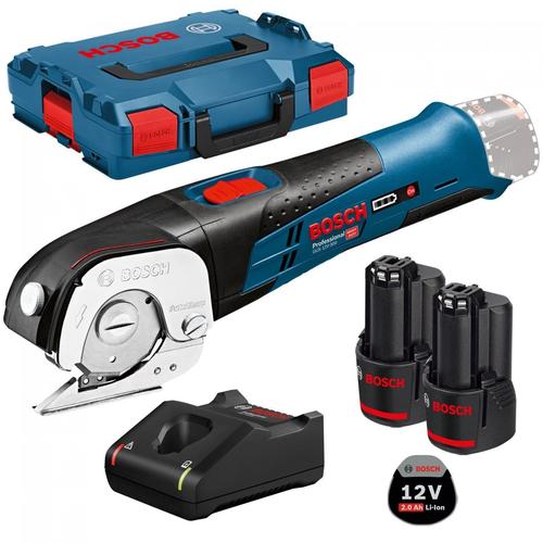 מספריים נטענים 12V + שתי סוללות 2.0AH GUS 12V-300