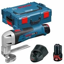 מספרי פח נטענים 12V + שתי סוללות 2.0AH GSC 12V-13