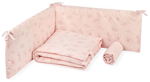 סט מצעים 3 חלקים למיטת תינוק 100% כותנה - Spring