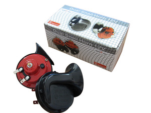  צופר סט 2 יציאות "שופר" 12V
