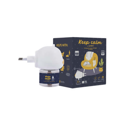 מפיץ ריח מרגיע לכלבים Keep Calm M Pets דיפיוזר להפחתת סטרס וחרדה
