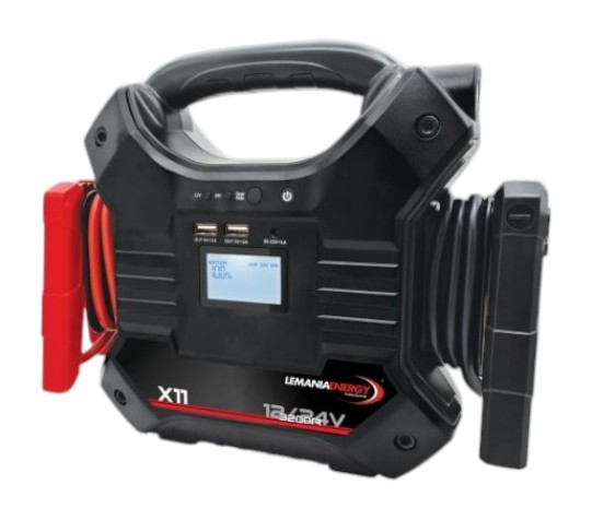 בוסטר התנעה אלקטרוני X11 12V/24V ROHER – בוסטר התנעה 3200A לרכב - 1075272