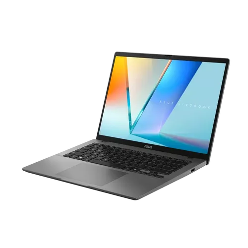 מחשב נייד ASUS Vivobook S14 עם מסך 14 אינץ WUXGA, מעבד Intel Core 7, זיכרון DDR5 ואחסון SSD 1TB