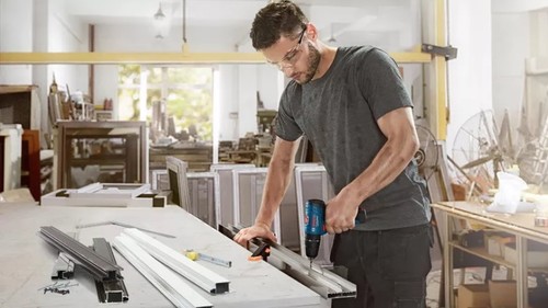 מברגה / מקדחה 12V + שתי סוללות 2.0AH  GSB 120-LI