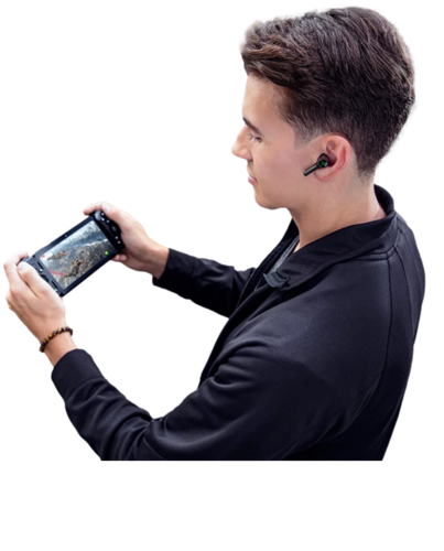 אוזניות גיימינג אלחוטיות Razer Hammerhead HyperSpeed XBOX בצבע שחור