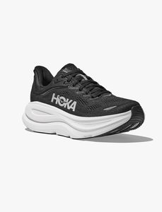 HOKA BONDI WIDE 9 - נעלי ספורט הוקה לנשים בונדי 9 רחבות בצבע שחור/לבן
