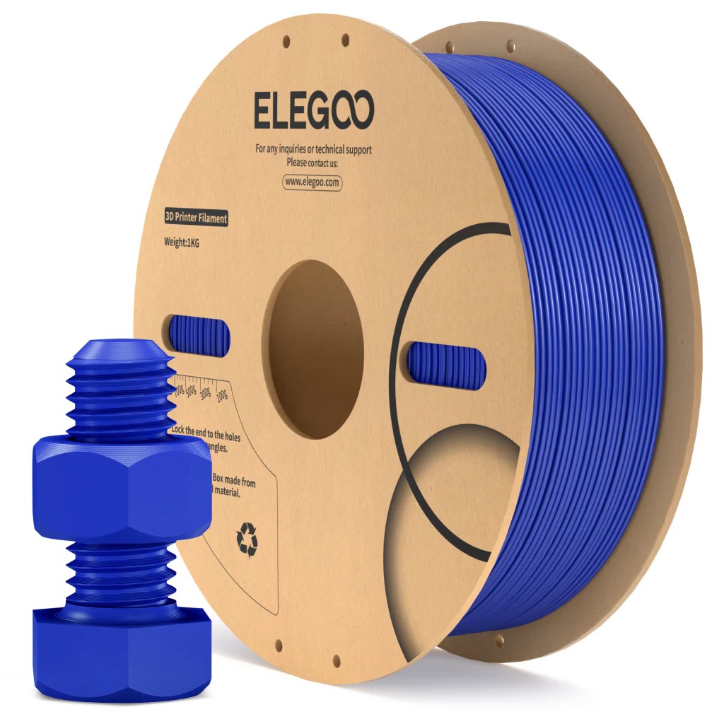 פילמנט ABS כחול 1 ק"ג 1.75 מ"מ-  ELEGOO ABS Blue