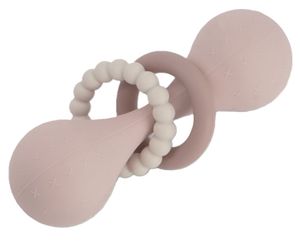 רעשן סיליקון לפיתוח מוטוריקה ותיאום עין-יד - ורוד