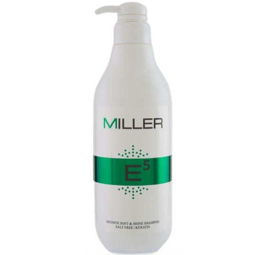 שמפו קרטין ללא מלחים MILLER E5 לשיער יבש ופגום הסדרה הירוקה מילר 1000 מ