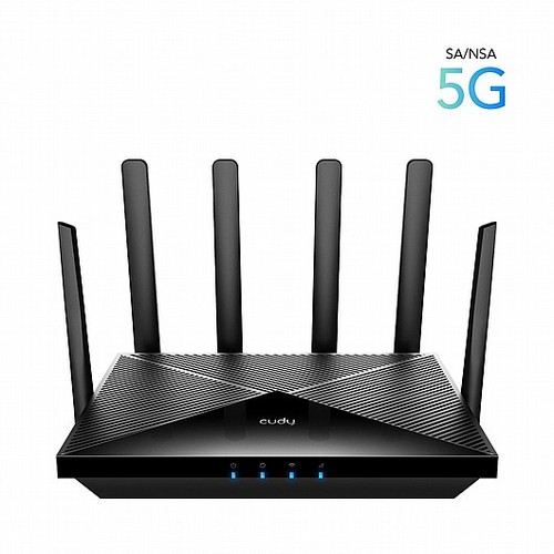 ‏ראוטר כולל מודם סלולרי Cudy AX3000 Wi-Fi 6 5G SA/NSA P5