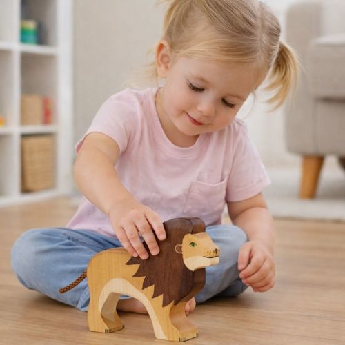 HOLZTIGER C בעלי חים מעץ אריה 80139