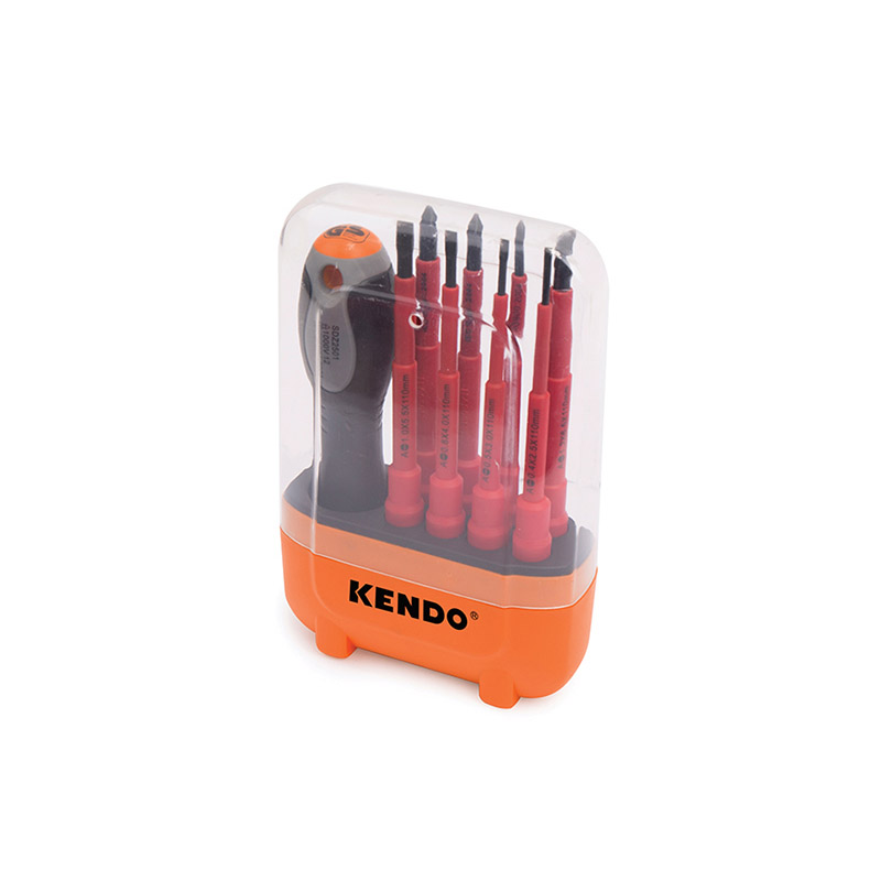 סט מברגי VDE ראשים מתחלפים 8 יח KENDO