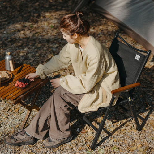 כסא מתקפל לקמפינג מתכוונן חזק NATUREHUKE  folding GLamping Chair
