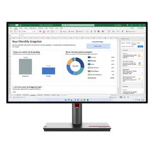 מסך מחשב ‏27 ‏אינטש Lenovo ThinkVision P27h-30 63A1GAT1IS QHD לנובו