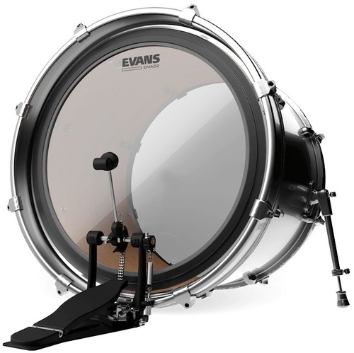 זווית נוספת evans emad2 clear bass drumhead