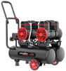 מדחס אוויר ללא שמן 2900W מיכל כפול 11 ליטר ( 22 ליטר ) PROXEN