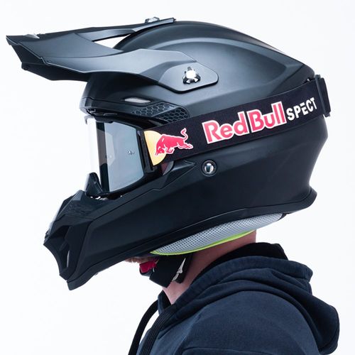 משקפי אבק RED BULL STRIVE מסגרת שחור מט עדשה כסף מראה
