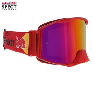 משקפי אבק RED BULL STRIVE מסגרת אדום מט עדשה אדום מראה