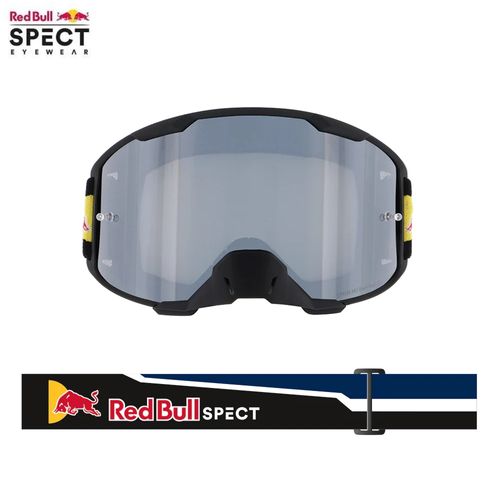 משקפי אבק RED BULL STRIVE מסגרת שחורה עדשה מעושנת/כסופה