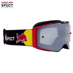 משקפי אבק RED BULL TORP מסגרת שחור/אדום עדשה כסוף מראה