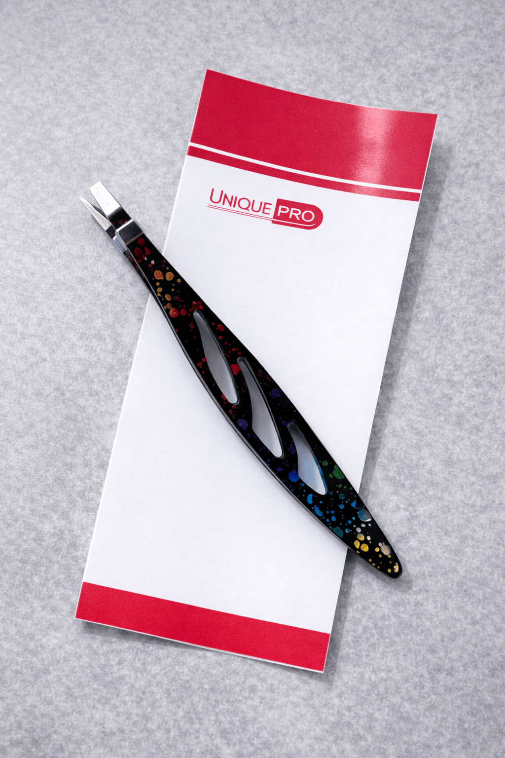 פנצטה ישרה שחורה נקודות צבעוני