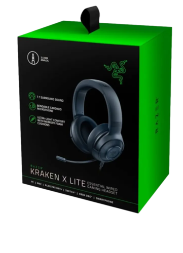 אוזניות גיימינג RAZER KRAKEN X LITE