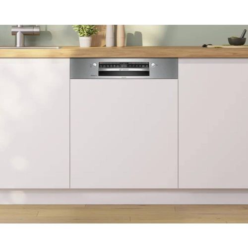 מדיח כלים רחב חצי אינטגרלי 14 מע' Bosch SMI4HCS07E Serie 4 | גרמניה בוש