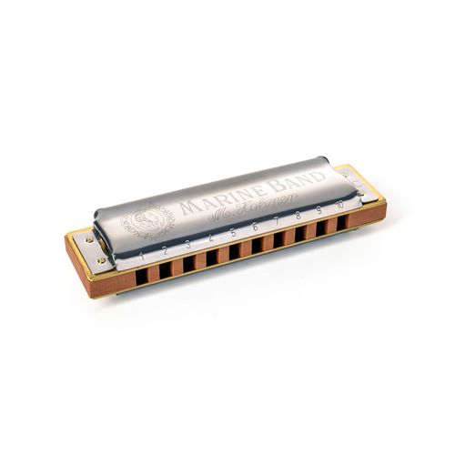 מפוחית דיאטונית מינורית – Hohner Marine Band 1896 in Natural Am