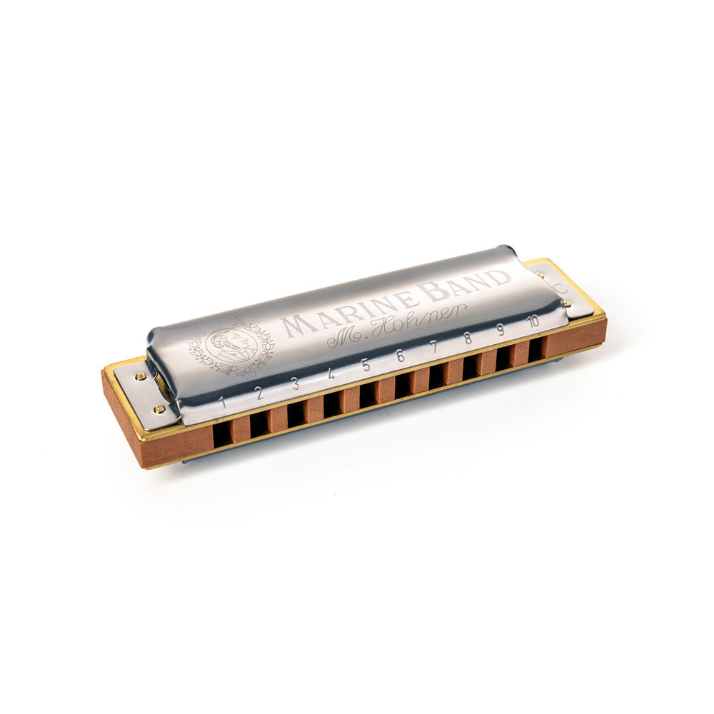 מפוחית דיאטונית מינורית – Hohner Marine Band 1896 in Natural Am